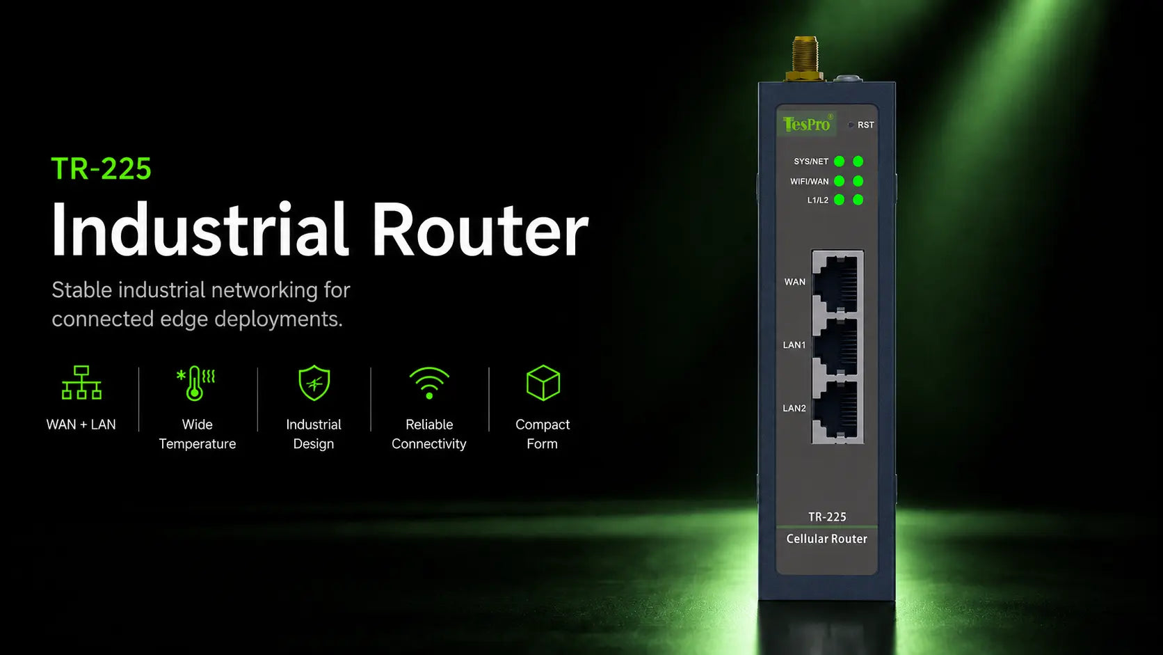 Tespro Industrial Router | Remote Industrial Connectivity and Monitoring