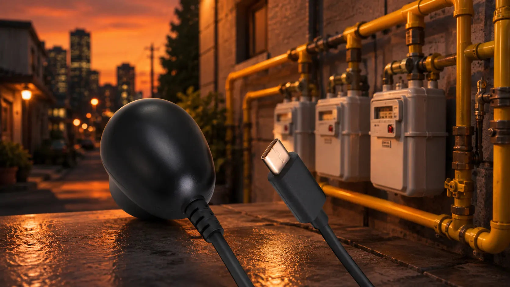 Tespro Type-C Photoelectric Probe for Accurate Meter Reading | Smart Utility Solution