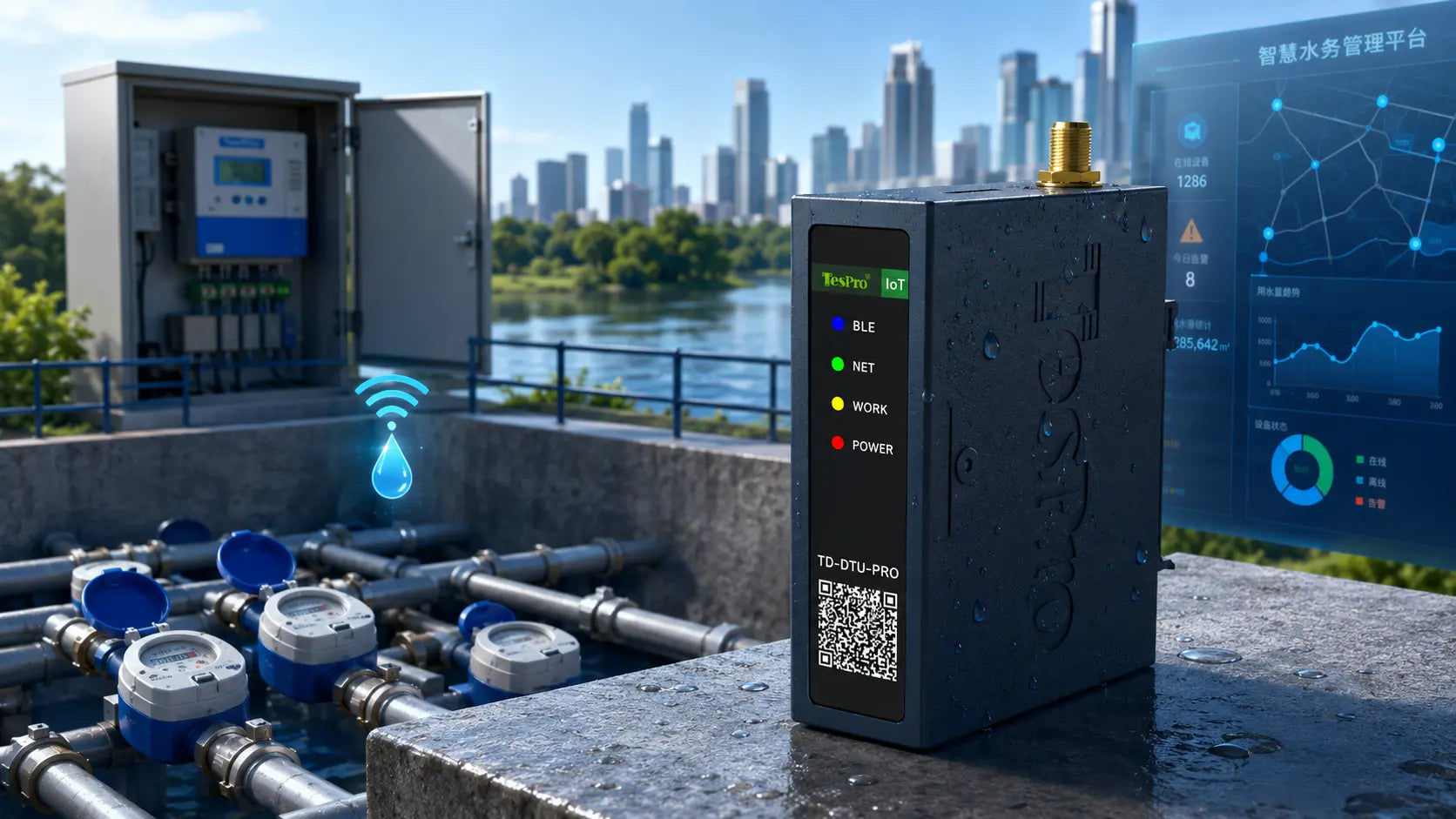 Tespro DTU for AMR / AMI – Smart Meter Data Transmission Solution