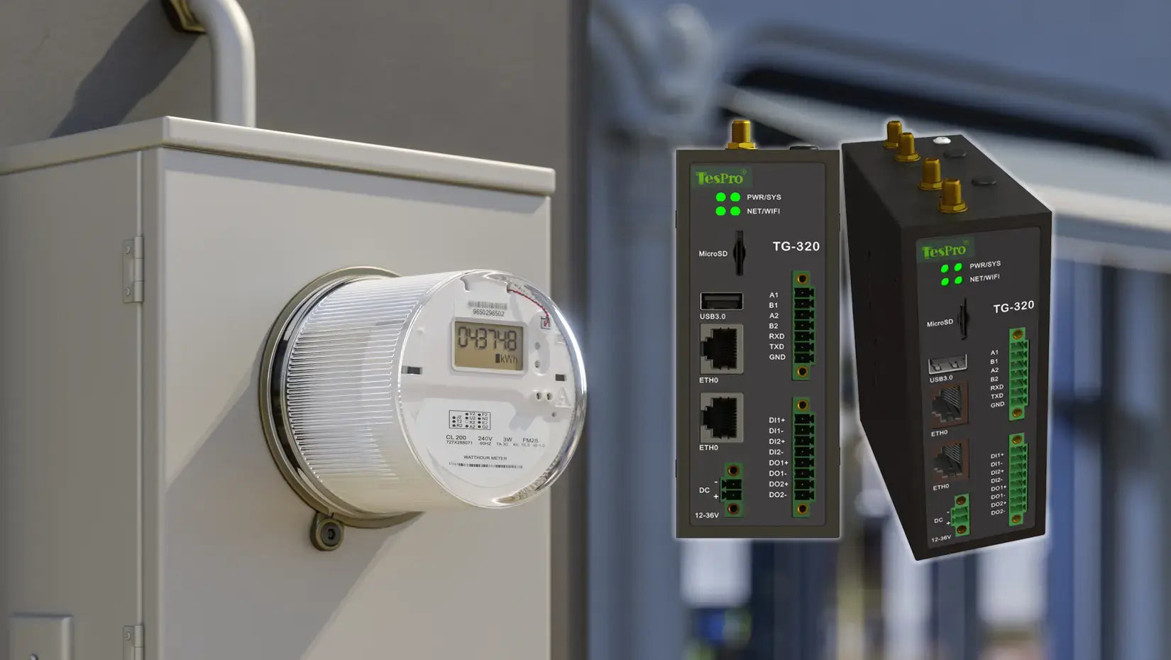 Tespro Industrial Gateway for Smart Factory, Energy, Agriculture and Smart City Applications