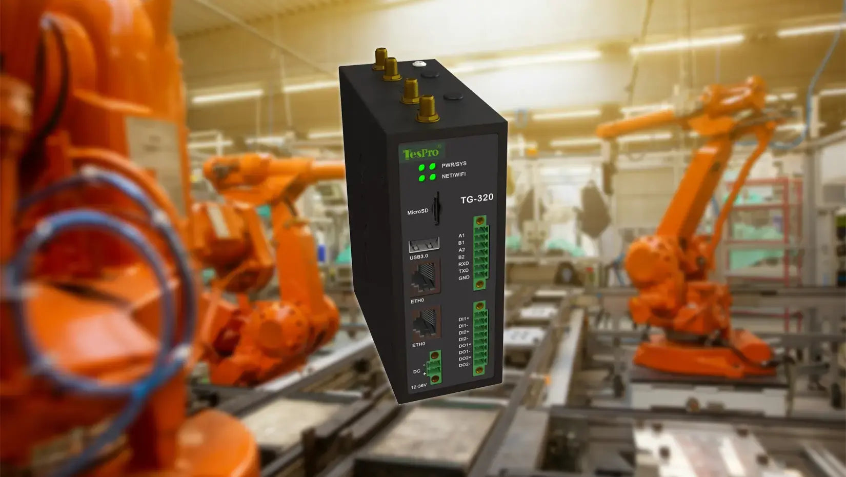 Tespro Industrial Gateway – Professional Multi-Protocol Data Collection Hub for Industrial IoT