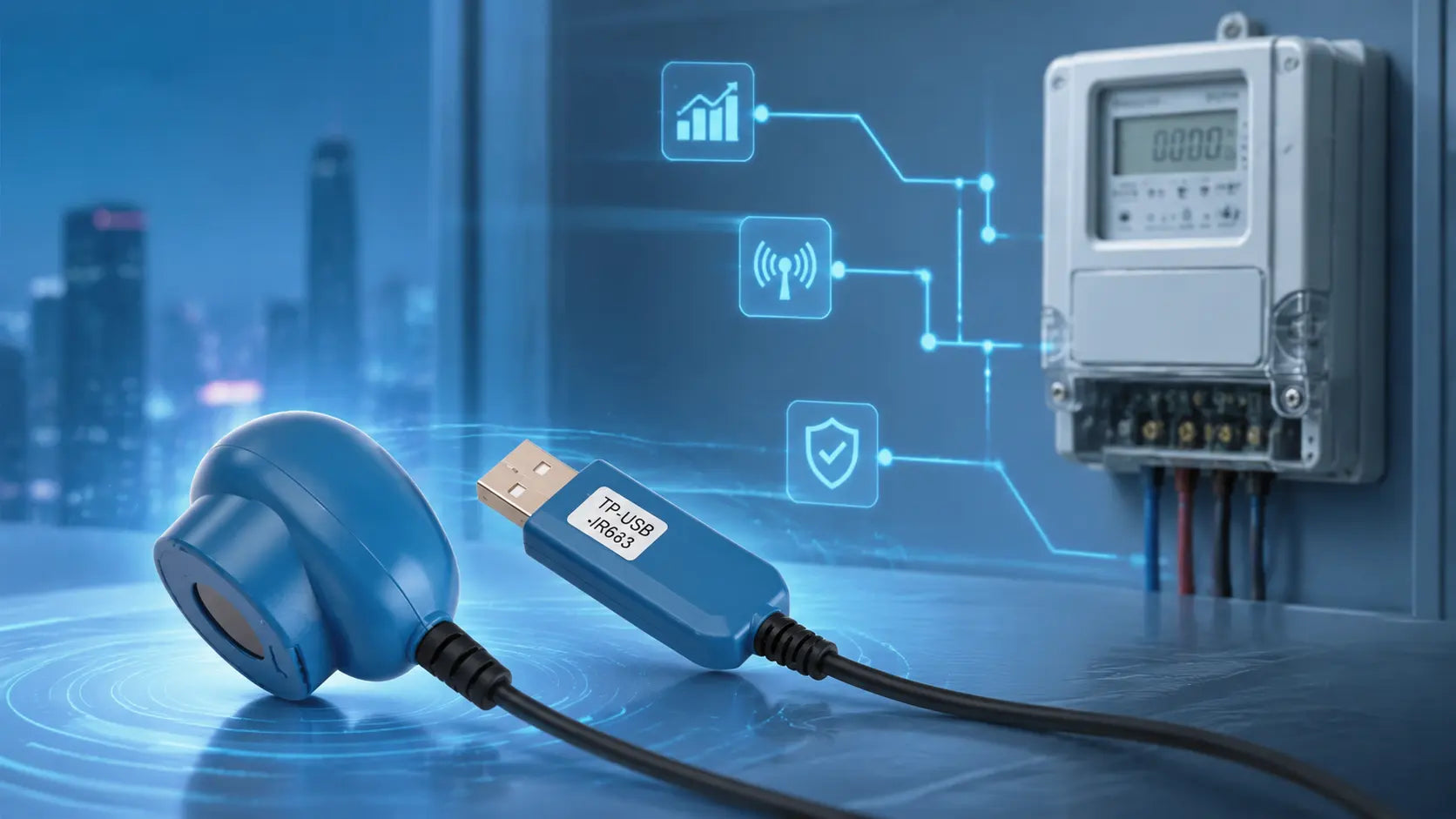 TP-USB Optical Probe: Driver-Free Plug-and-Play for Meter Data Collection
